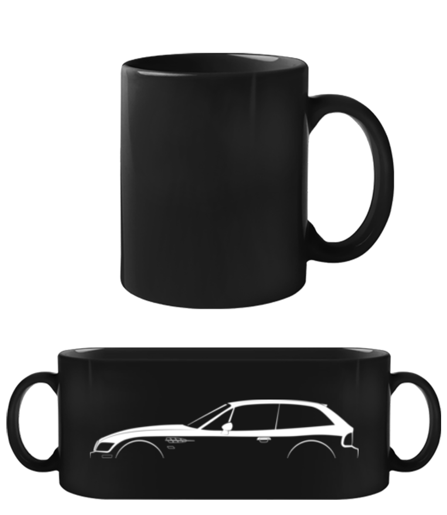 'BMW Z3 M Coupe' Silhouette · Tasse Noire