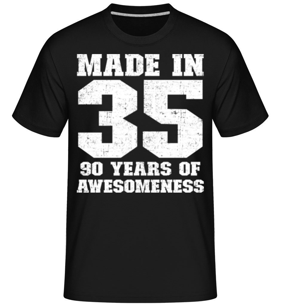 90 Years Of Awesomeness · Shirtinator Männer T-Shirt