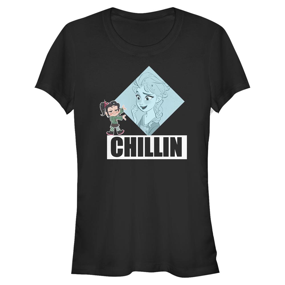 Disney - Les mondes de Ralph - Vanellope & Elsa Princess PRobs - Femme T-shirt