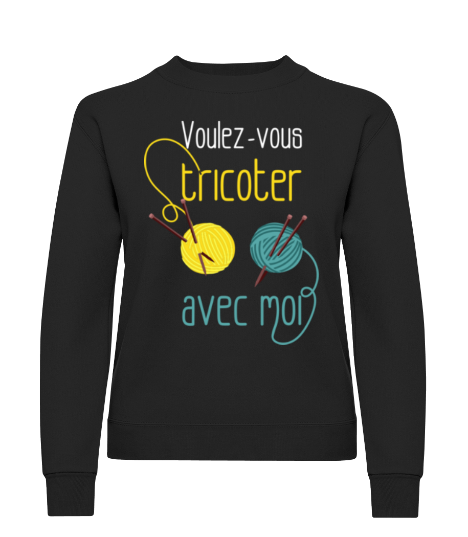 Voulez Vous Tricoter · Sweatshirt Femme