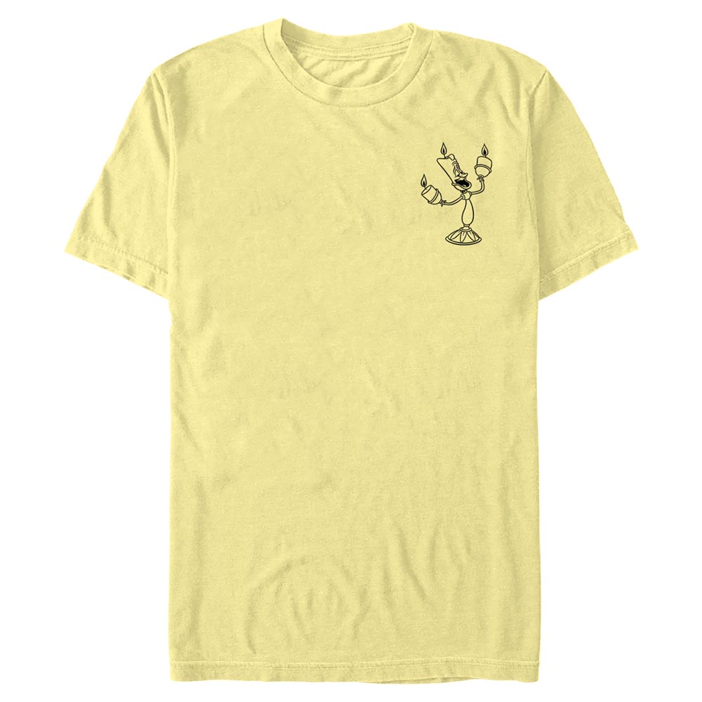Disney - La Belle et la Bête - Lumiere Vintage Line - Homme T-shirt