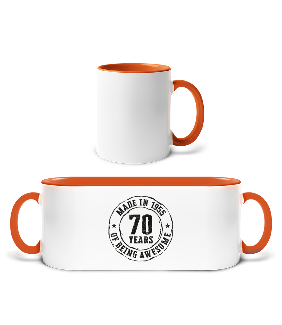 Blanc / Orange