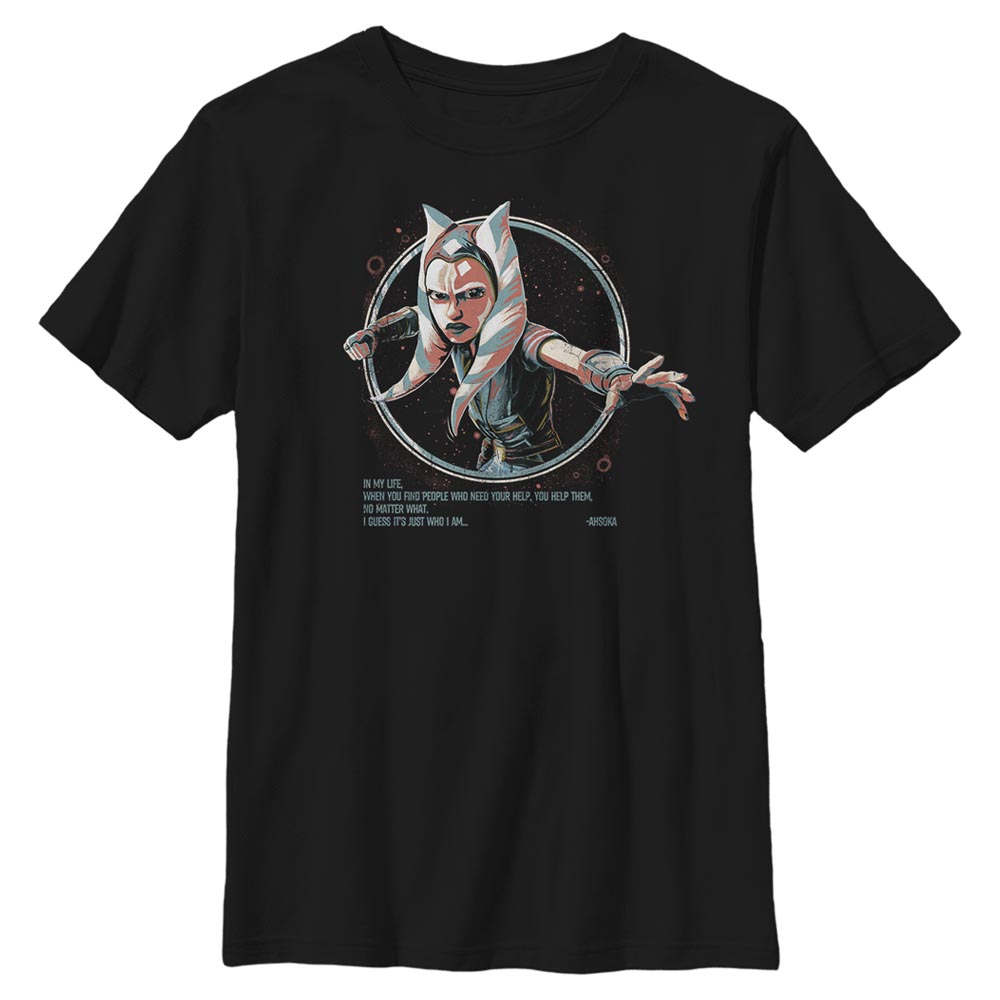 Star Wars - The Clone Wars - Ahsoka Just Who I Am - Kinder T-Shirt