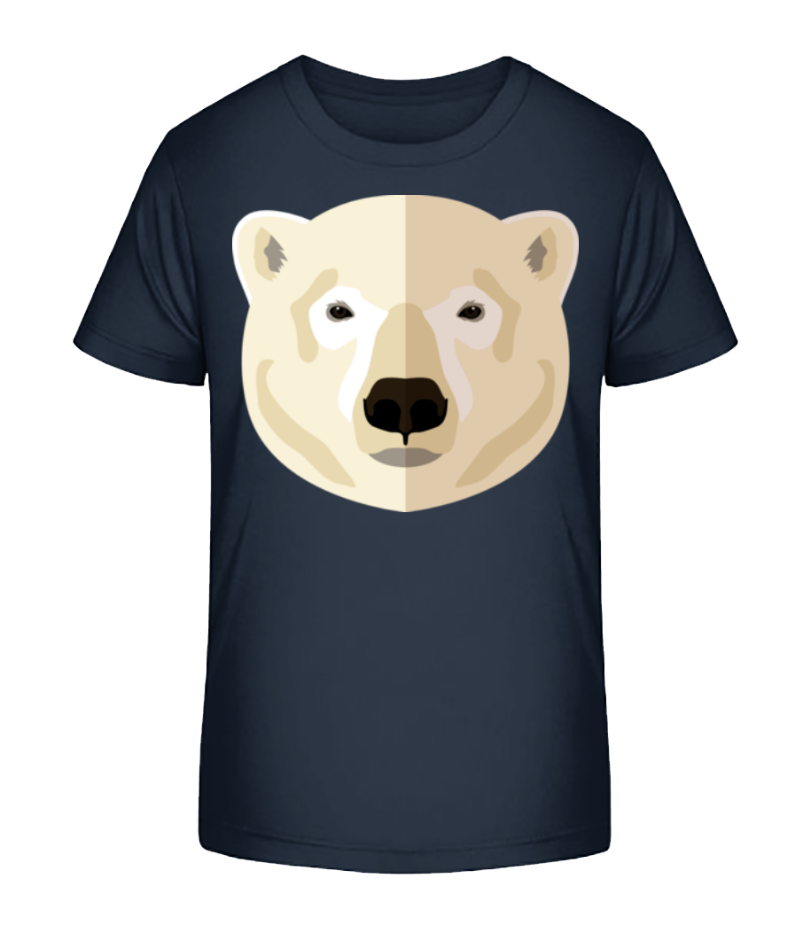 Ours Blanc Comic Ombre · T-shirt bio Enfant Stanley Stella 2.0