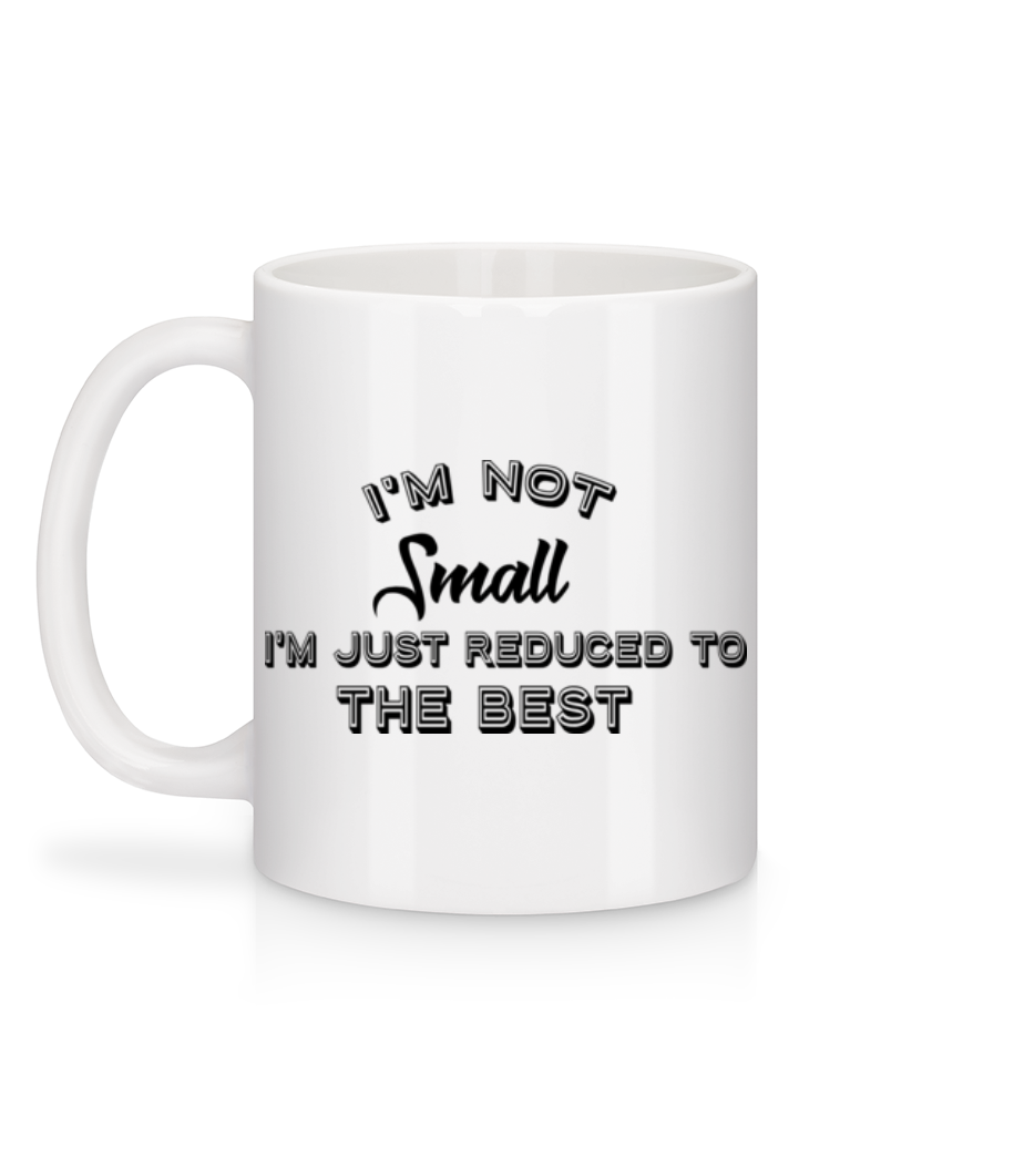 Reduced To The Best - Mug en céramique blanc - Blanc - Derrière