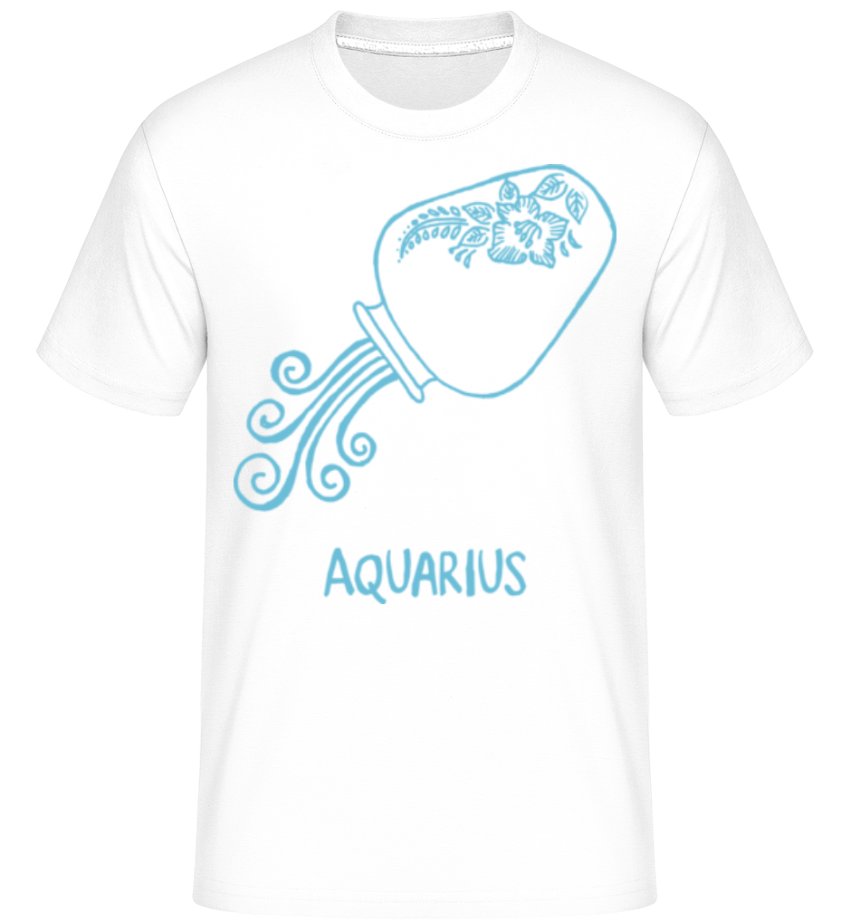Scribble Style Zodiac Sign Aquarius ·  T-Shirt Shirtinator homme