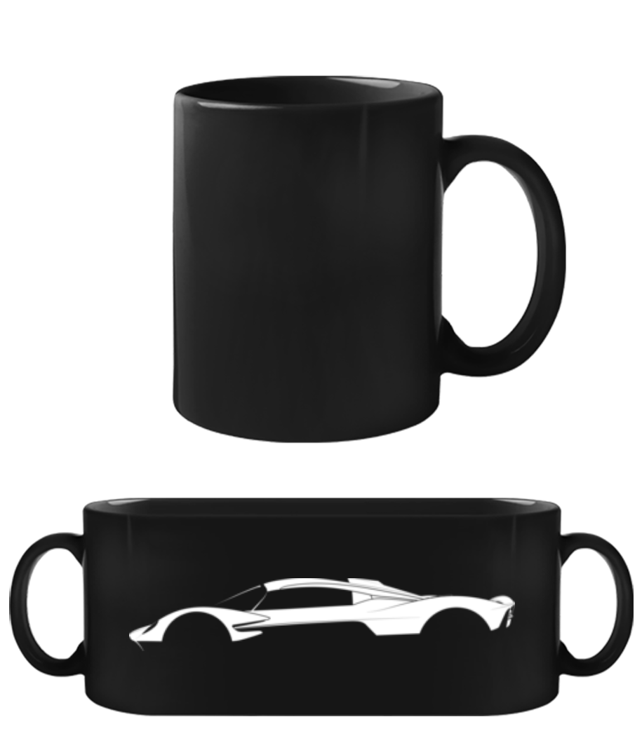 'Aston Martin Valkyrie' Silhouette · Tasse Noire