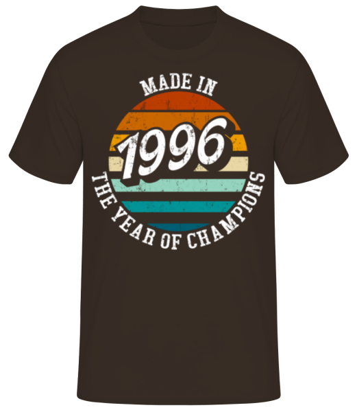 1996 The Year Of Champions - T-shirt standard Homme - Marron - Devant