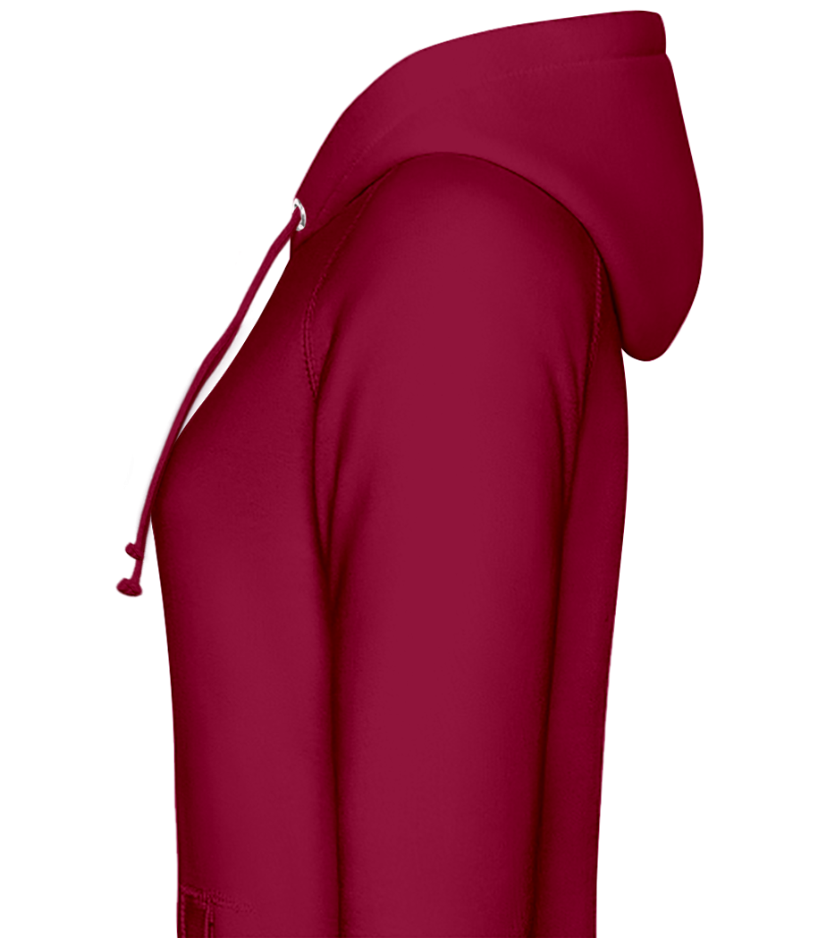 Vorschau: Mum Is Always Right - Frauen Hoodie - Bordeaux - Links