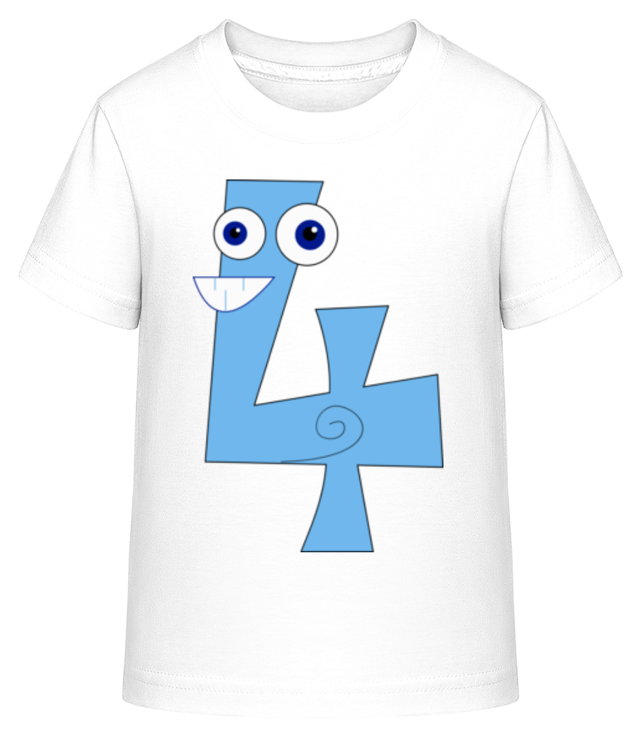 Crazy Four - T-shirt shirtinator Enfant - Blanc - Devant