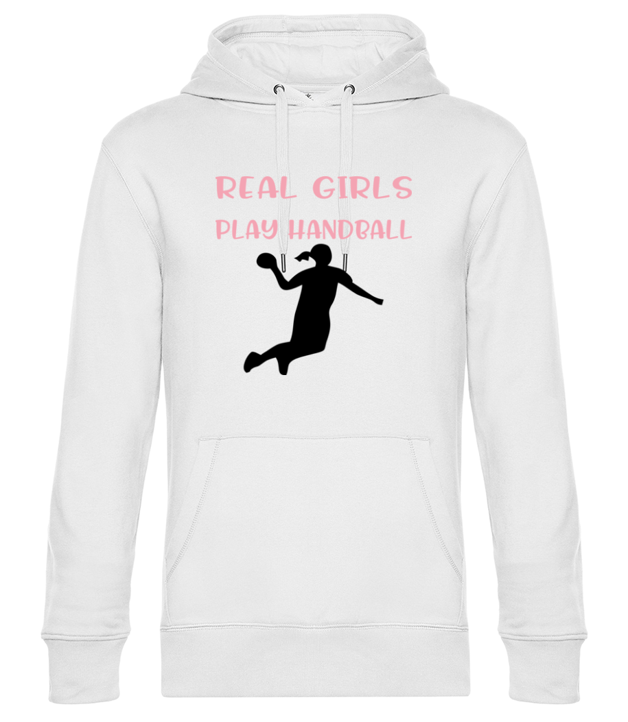 Real Girls Play Handball · Sweat à capuche standard homme