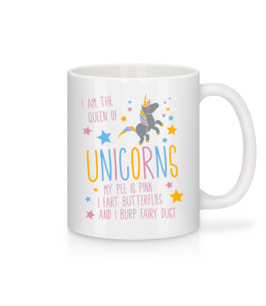 I'm The Queen Of Unicorns · Mug en céramique blanc
