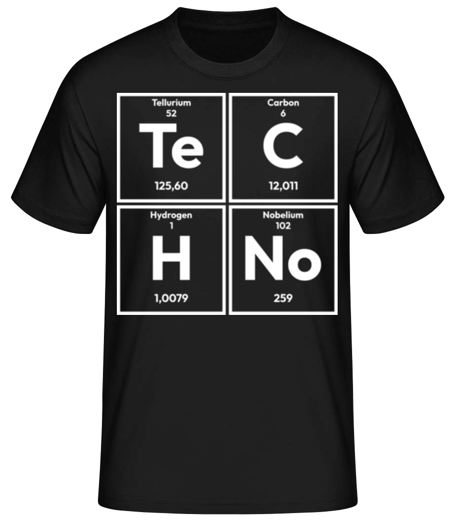 Techno Periodic Table · T-shirt standard Homme
