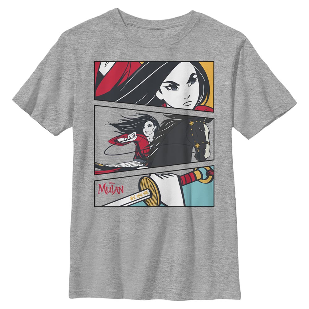 Disney - Atlantide l'empire perdu - Mulan Action Panels - Enfant T-shirt