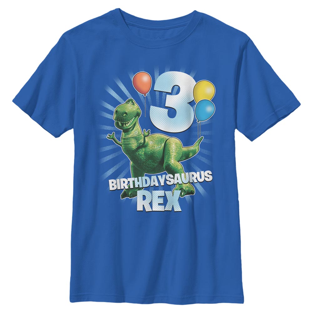 Pixar - Toy Story - Rex Ballon 3 - Birthday - Enfant T-shirt