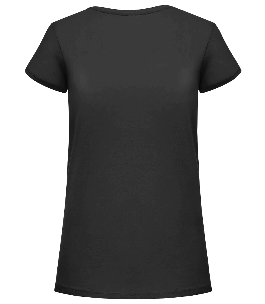 Aperçu: Comme Une Baraque À Frites - T-shirt col en V Femme - Noir - Derrière