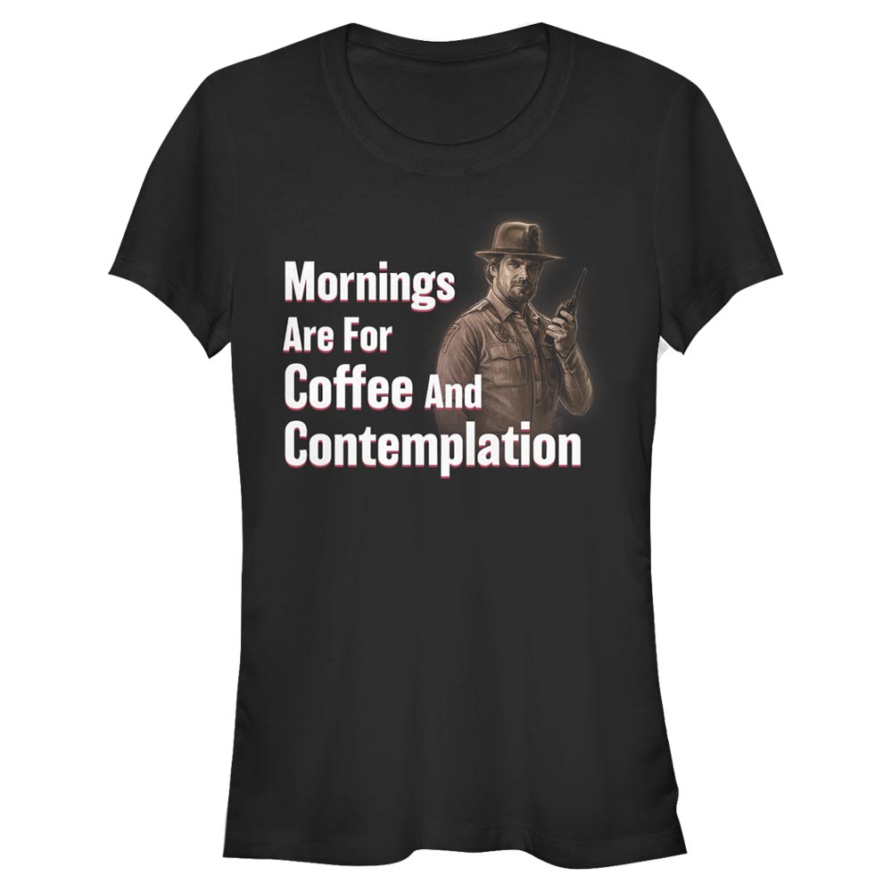 Netflix - Stranger Things - Hopper Coffee and Contemplation - Frauen T-Shirt