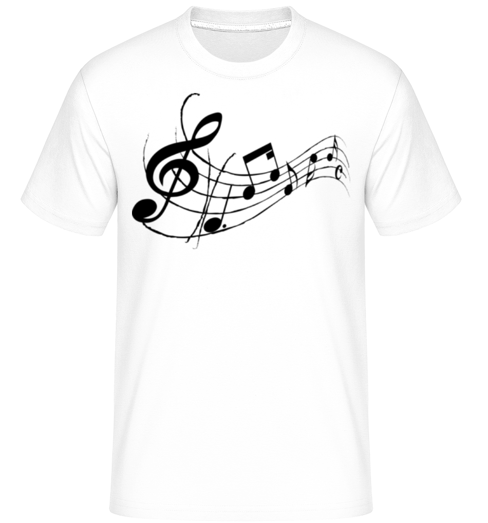 Music Notes Black ·  T-Shirt Shirtinator homme
