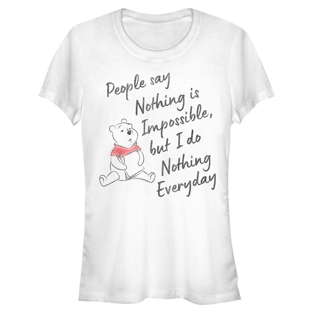 Disney - Winnie l'ourson - Winnie l'ourson Nothing Is Impossible - Femme T-shirt
