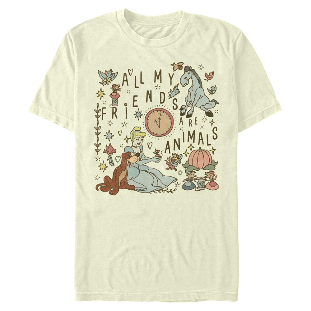 Disney - Cendrillon - Photo de groupe All My Friends Are Animals Redux - Homme T-shirt
