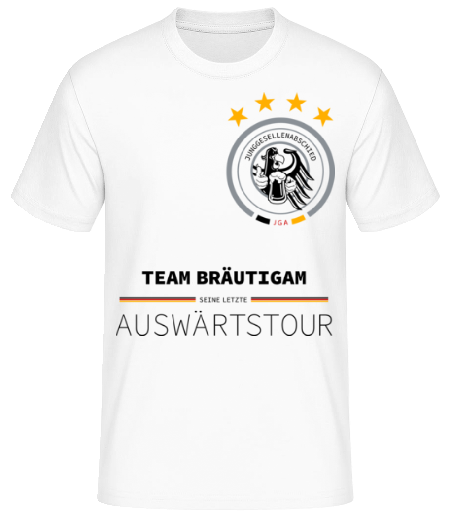 JGA Letzte Auswärtstour Team Bräutigam · Männer Basic T-Shirt