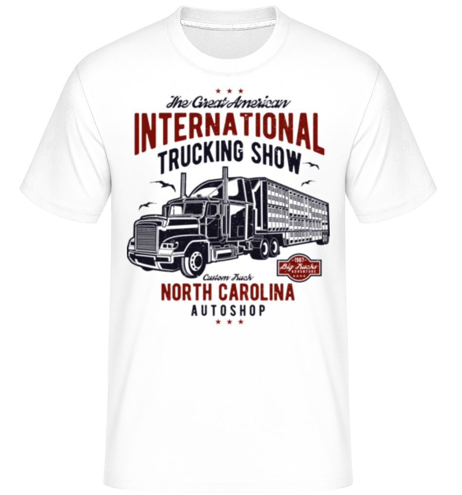 Aperçu: Big Truck -  T-Shirt Shirtinator homme - Blanc - Devant