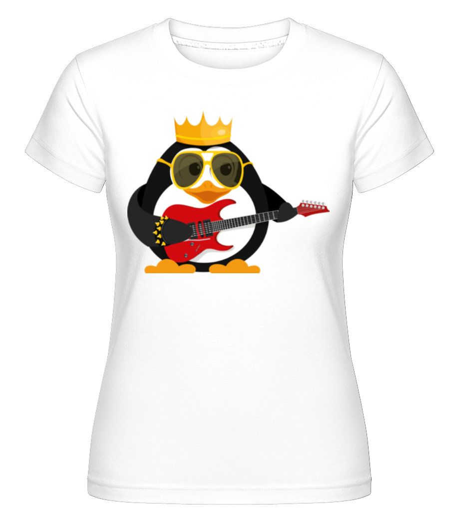 Pingouin Roi Guitare ·  T-shirt Shirtinator femme