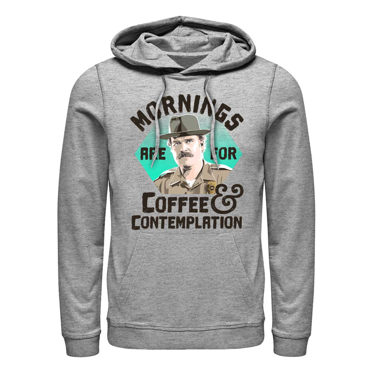 Netflix - Stranger Things - Hopper Coffee Morning - Unisex Sweat à capuche
