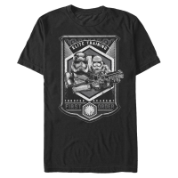 Star Wars - Episode 7 - Captain Phasma Elite Trained - Men's T-Shirt - Black - Front Star Wars - Episode 7 - Captain Phasma Elite Trained - Men's T-Shirt - Black - Front