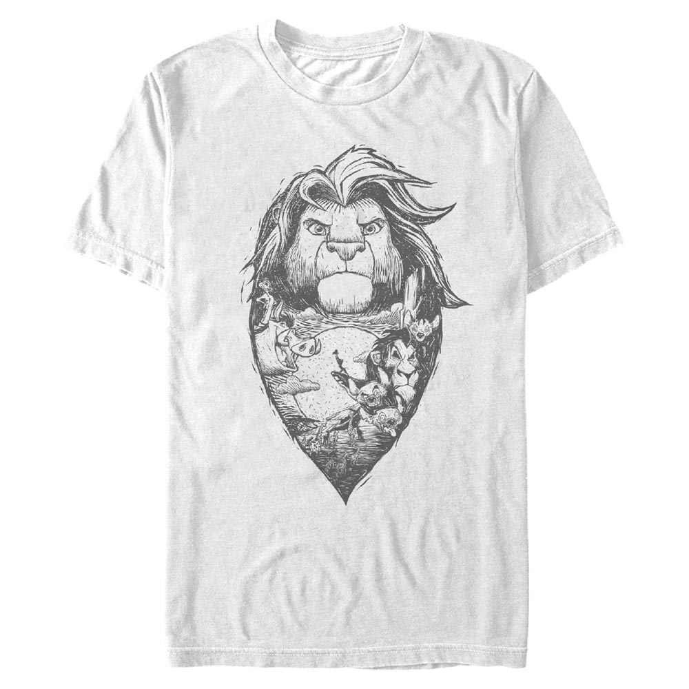 Disney - Le Roi lion - Photo de groupe The Lino King - Homme T-shirt