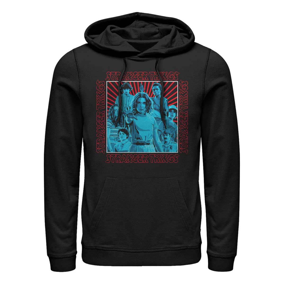 Netflix - Stranger Things - Photo de groupe - Unisex Sweat à capuche