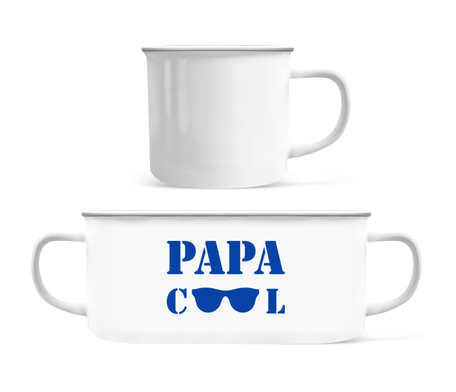 Papa Cool · Tasse Émaillée