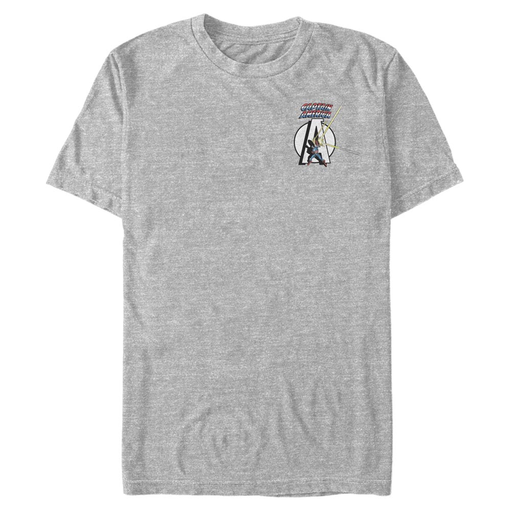 Marvel - Avengers - Captain America Captain Badge - Homme T-shirt