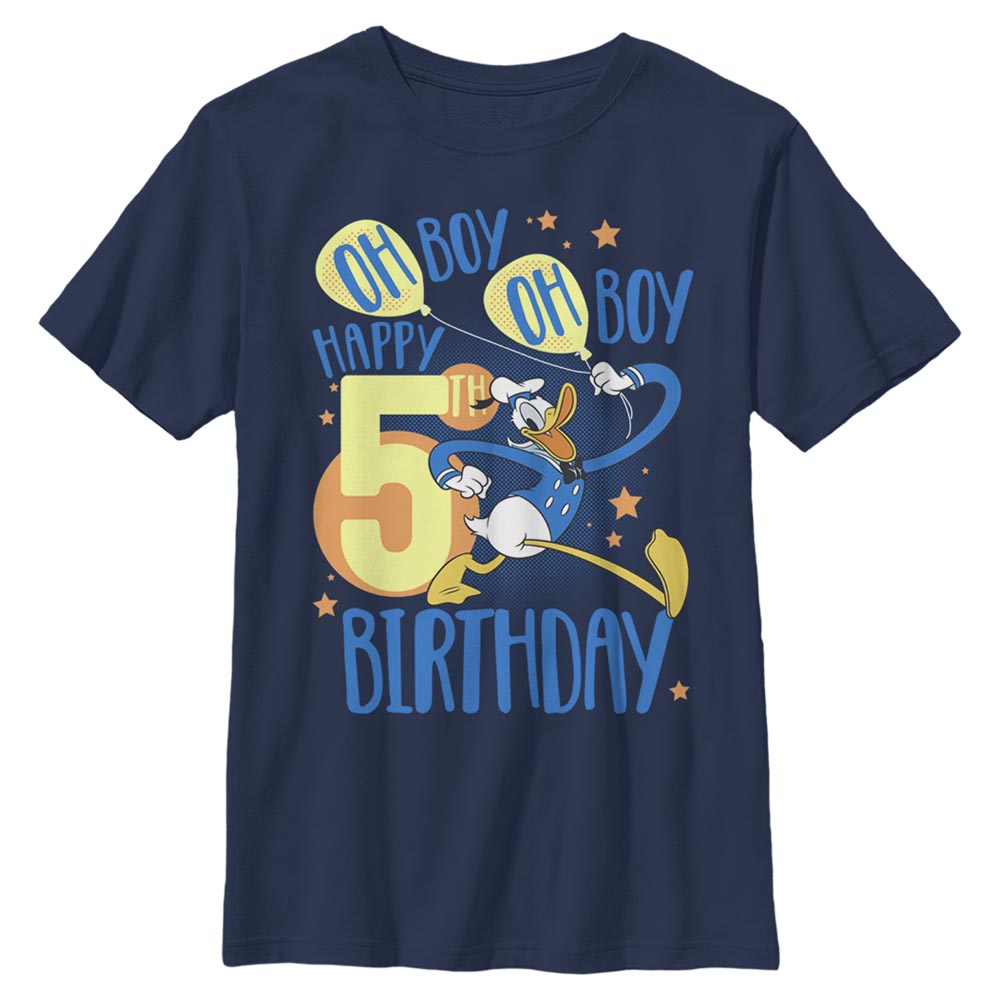 Disney Classics - Mickey Mouse - Donald Duck 5th Bday - Enfant T-shirt