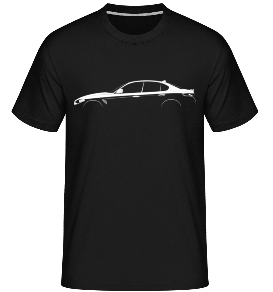 'Alfa Romeo Quadrifoglio' Silhouette ·  T-Shirt Shirtinator homme