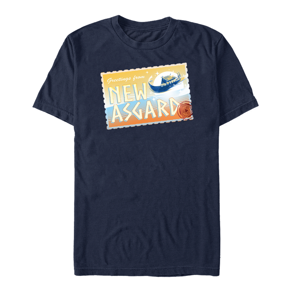 Marvel - Thor Love and Thunder - Logo Asgard Postcard - Homme T-shirt