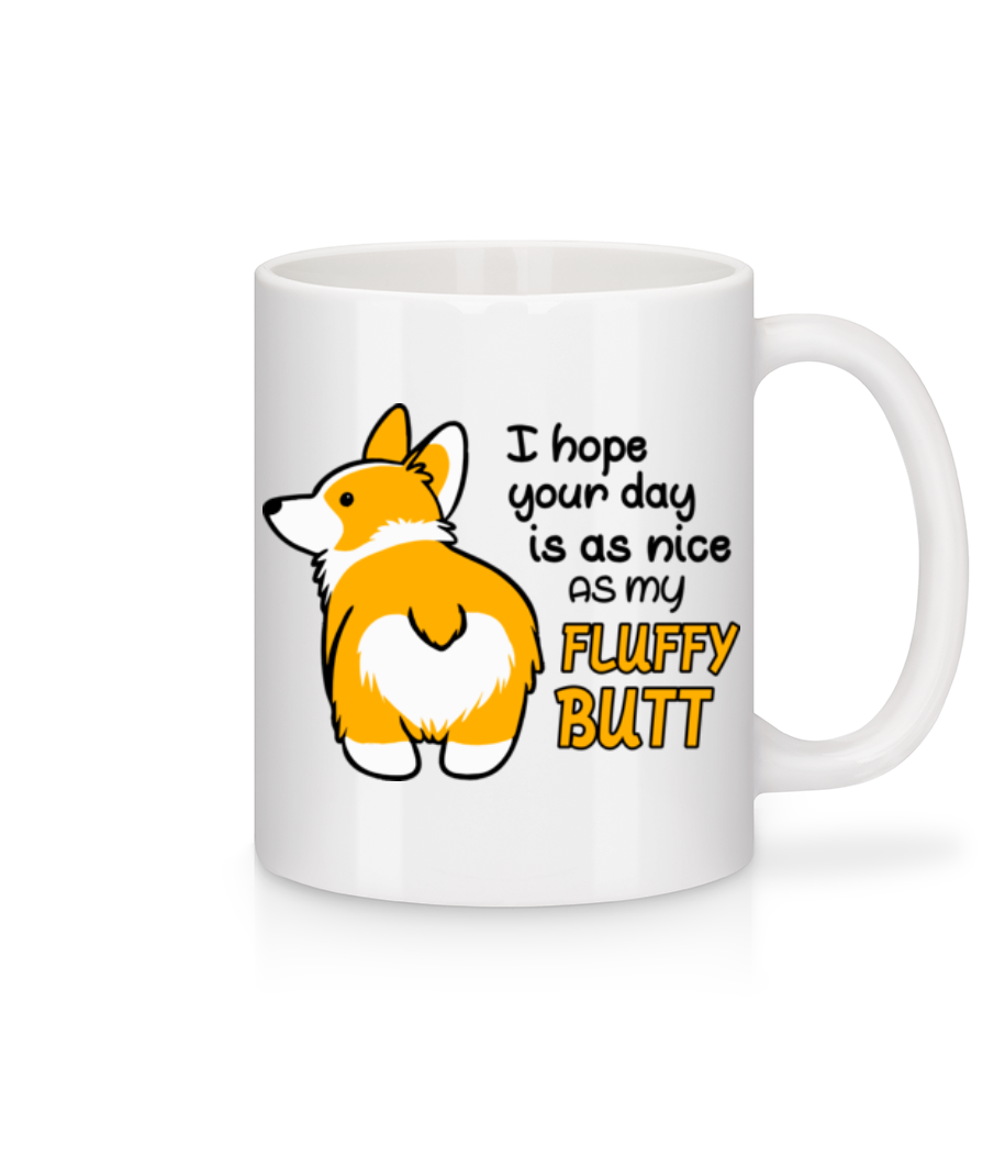 My Fluffy Butt · Mug en céramique blanc