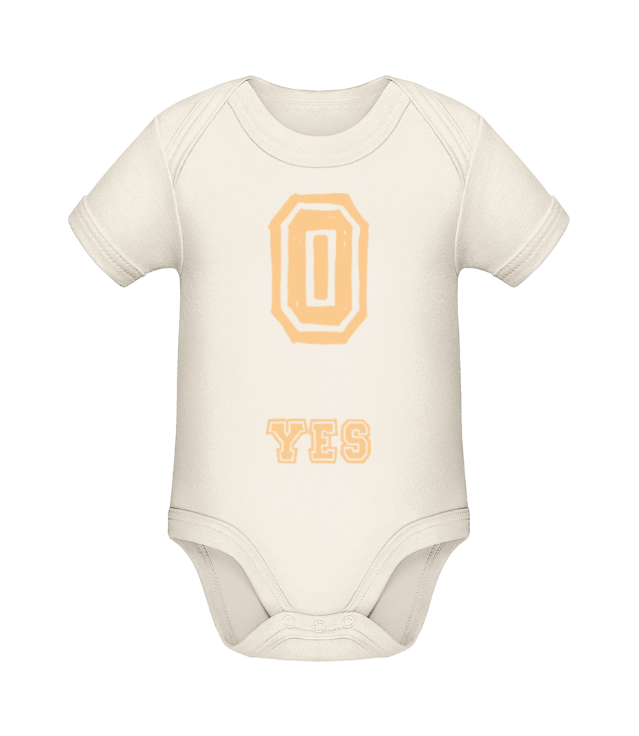 Aperçu: OMG Yes We're Triplets - Body manches courtes bio - Crème - Devant
