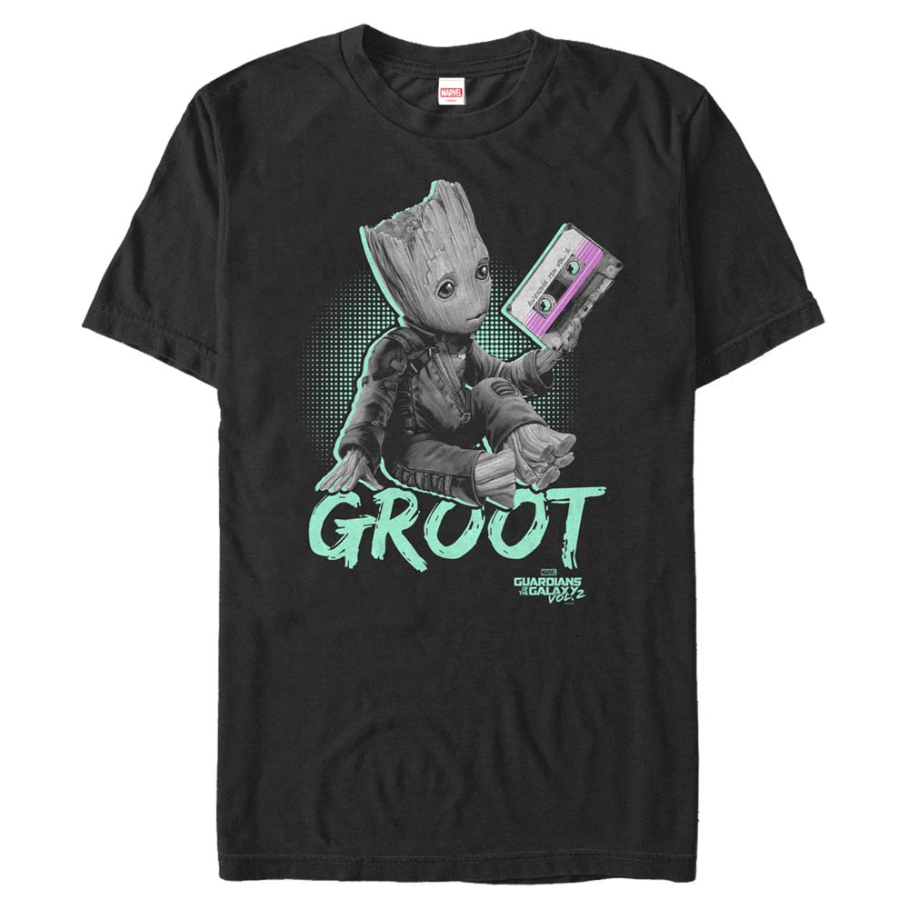 Marvel - Groot Neon Baby - Homme T-shirt