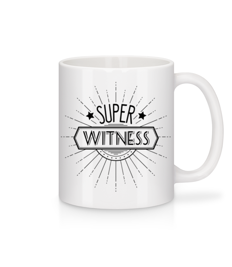 Super Witness · Mug en céramique blanc