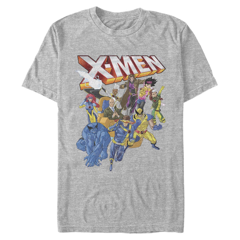 Marvel - X-Men - Photo de groupe Xmen Distressed - Homme T-shirt