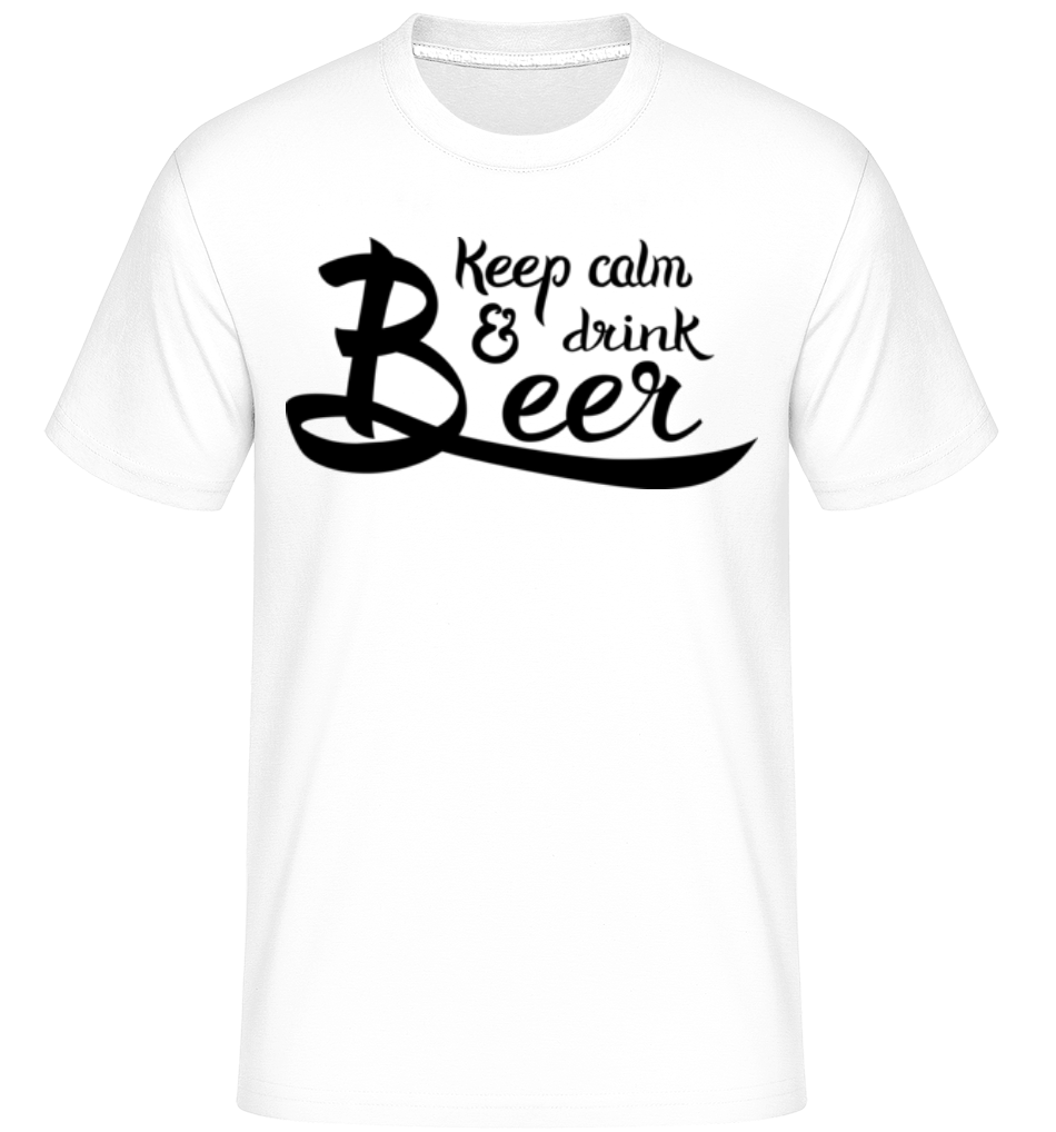 Keep Calm And Drink Beer ·  T-Shirt Shirtinator homme