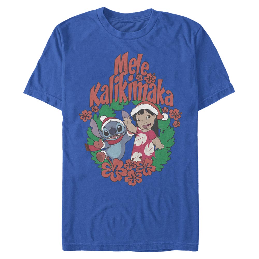 Disney - Lilo & Stitch - Lilo et Stitch Mele Kalikimaka Stitch - Homme T-shirt