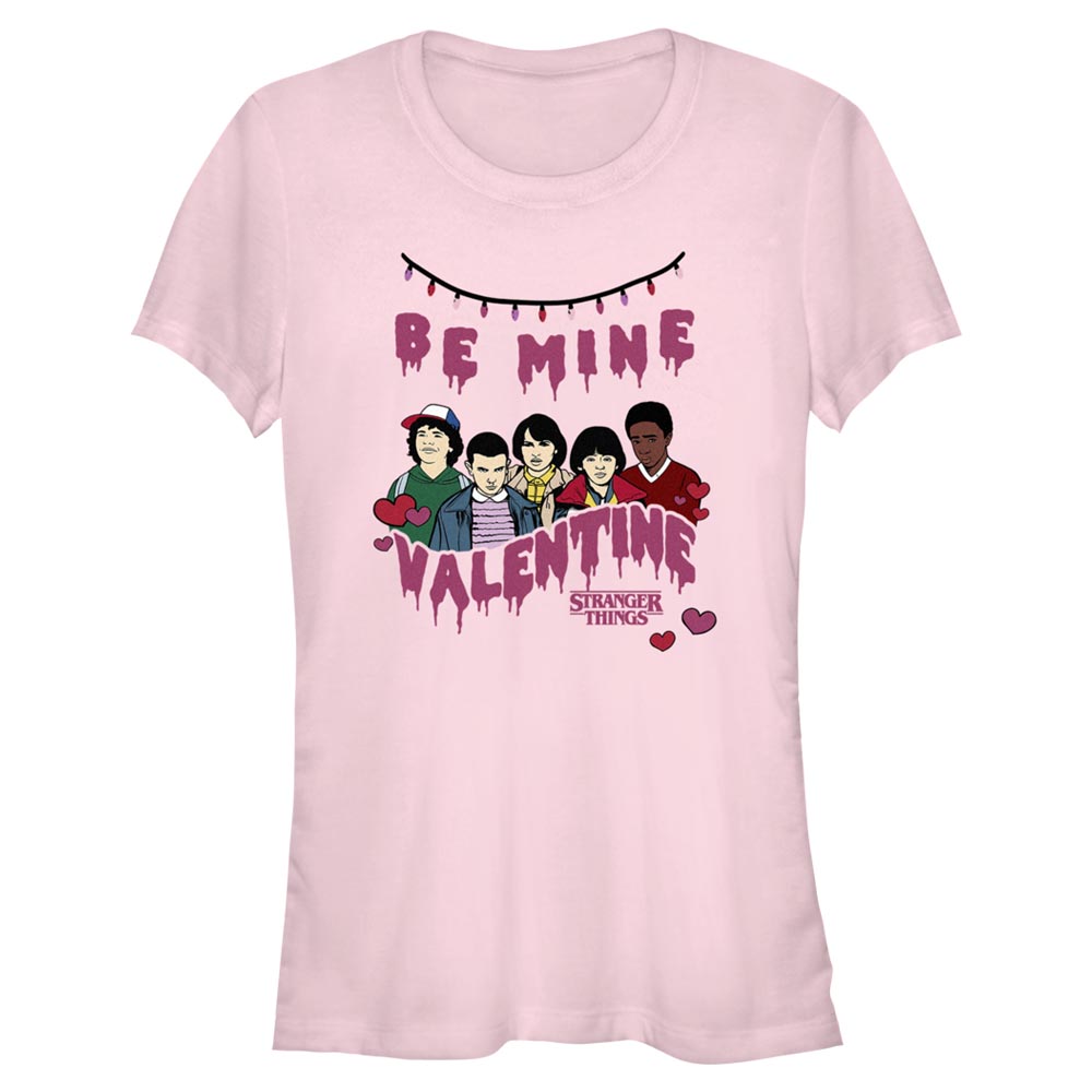 Netflix - Stranger Things - Photo de groupe Be Mine - Valentine's Day - Femme T-shirt