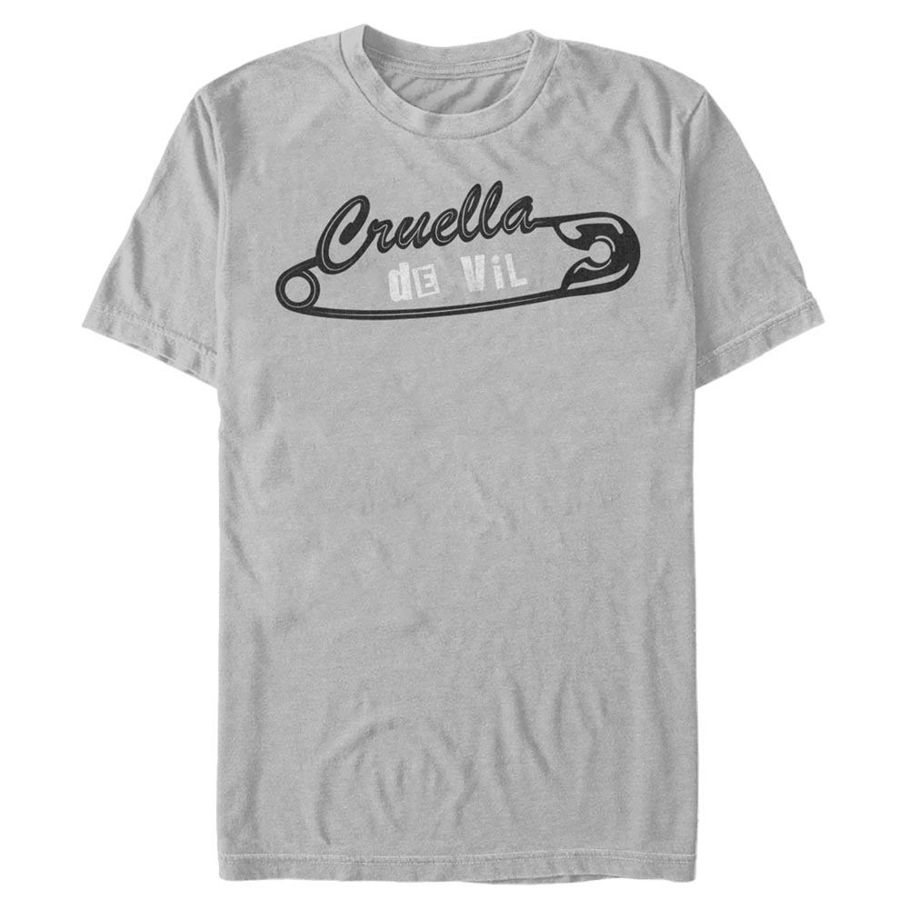 Disney Classics - Cruella - Logo Cruella Punk Pin - Homme T-shirt