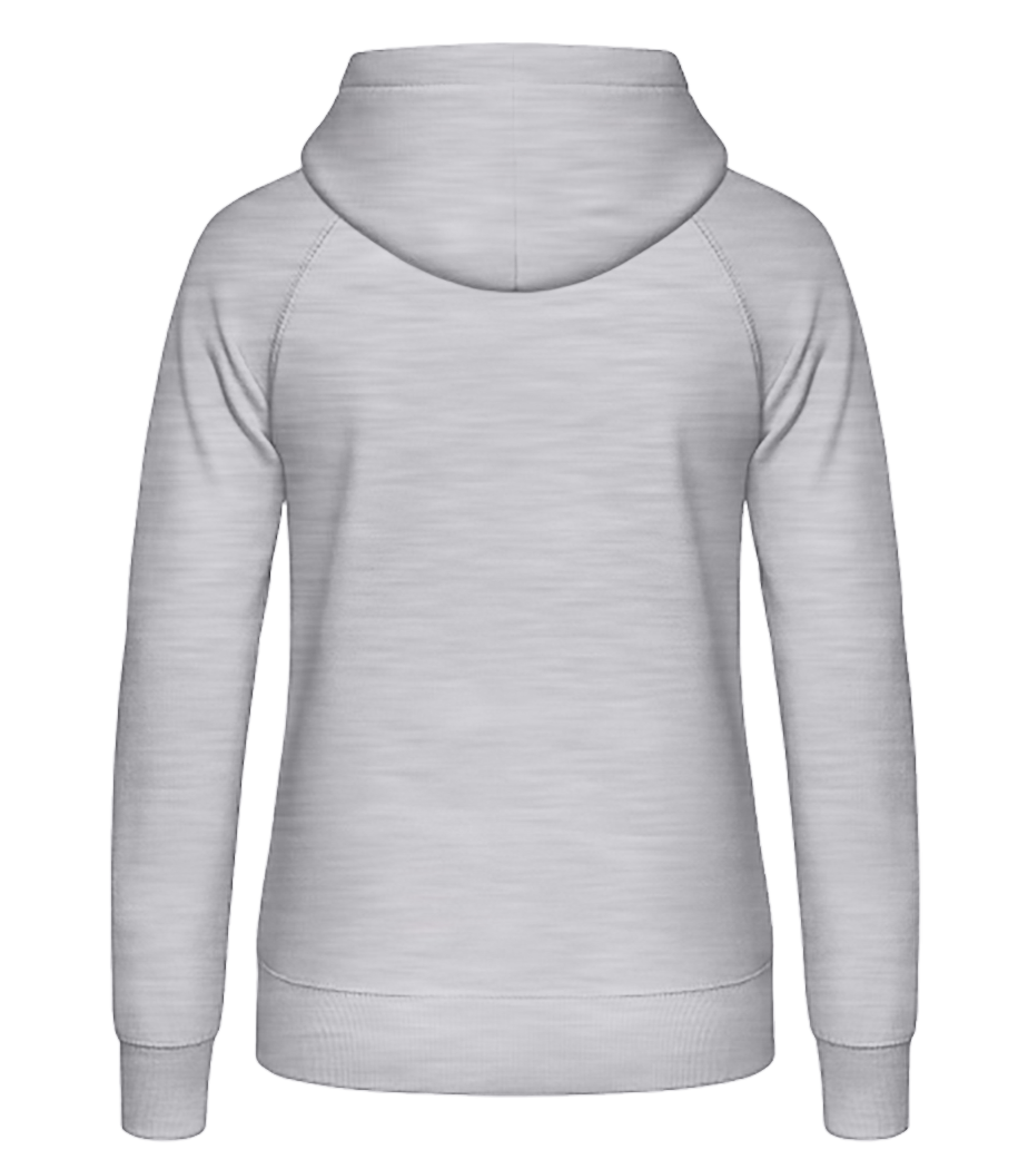 Noël Oldtimer - Sweat à capuche Femme - Gris chiné - Derrière