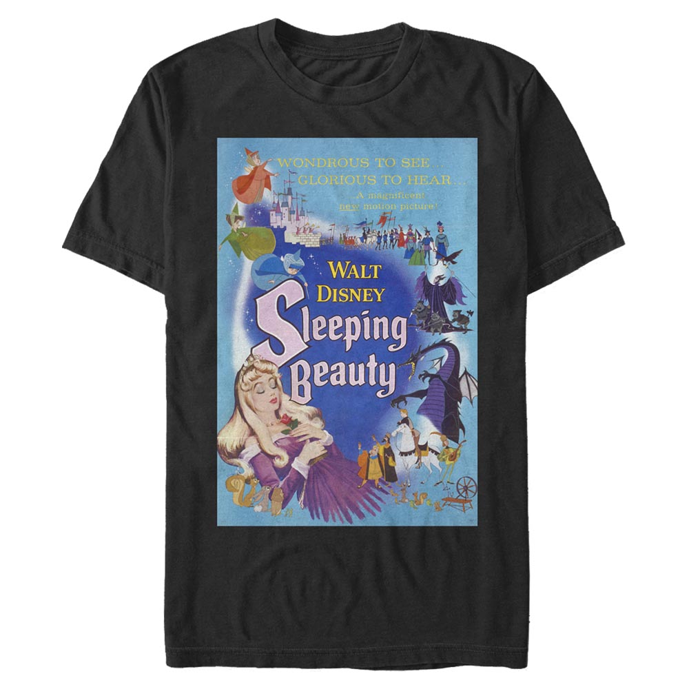 Disney - Sleeping Beauty - Photo de groupe Blue Poster - Homme T-shirt