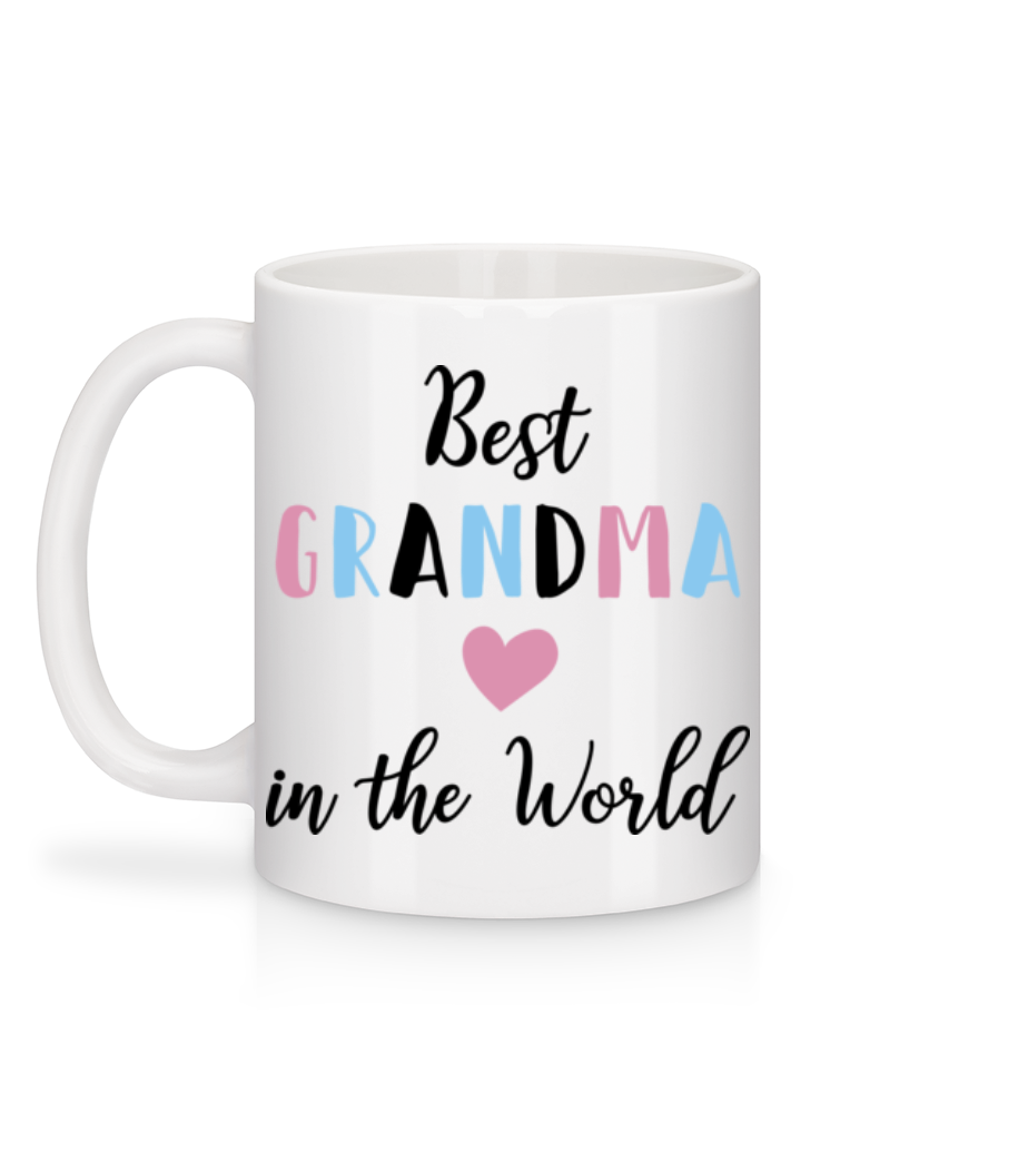Best Grandma In The World - Mug en céramique blanc - Blanc - Derrière