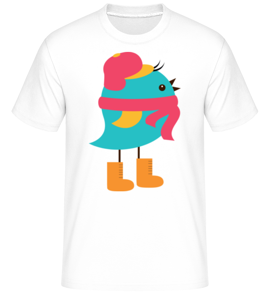 Echarpe D'Oiseau D'Hiver ·  T-Shirt Shirtinator homme
