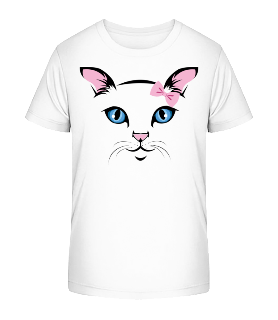 Cute Cat Kids - T-shirt bio Enfant Stanley Stella 2.0 - Blanc - Devant